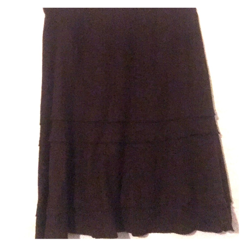 Brown skirt, great for work or play!